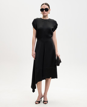 Victoria Beckham Чорна сукня асиметричного крою 1226WDR007229A