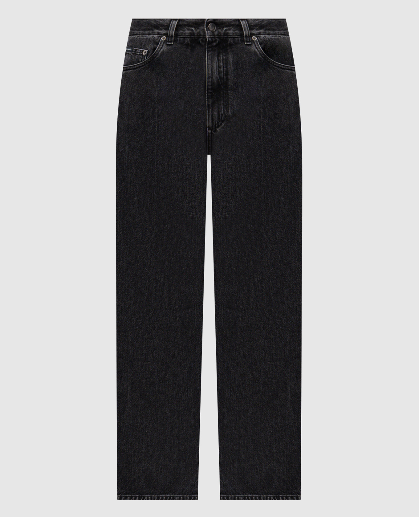Grey jeans with logo Dolce&Gabbana