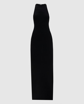 SSHEENA Чорна сукня міді Kress з контрастною смужкою 26SSKRESSFS26006