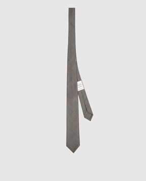 Thom Browne Серый галстук из шерсти FNL029A00626
