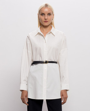 Twinset Біла сорочка з поясом 262LI2APP