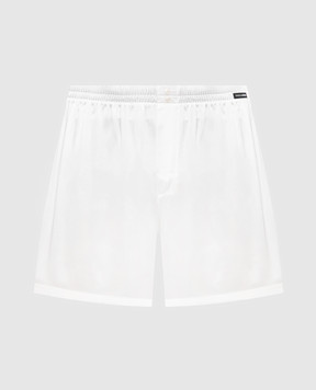 Dolce&Gabbana Трусы-боксеры из шелка цвета айвори M3A12TON0EC