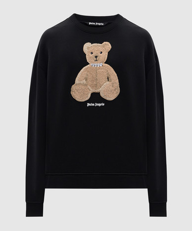 Черный свитшот с нашивкой Bear