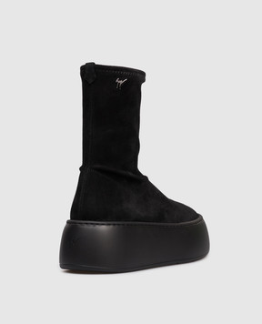 Giuseppe Zanotti Чорні замшеві черевики Alma RW50003
