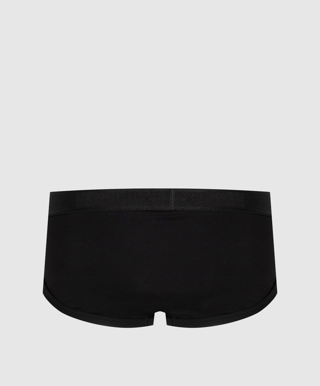 Tom Ford Трусы-брифы черного цвета с узором логотипа T4LC11040 изображение 2
