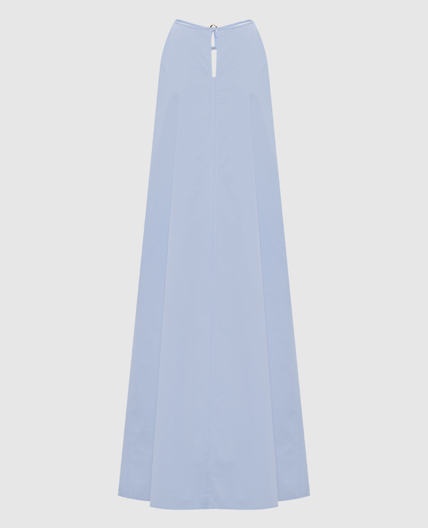Голубое платье макси