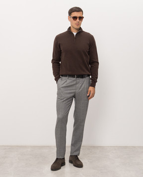 Cashmere&Whiskey Коричневий джемпер з кашеміру MU866A1312525R