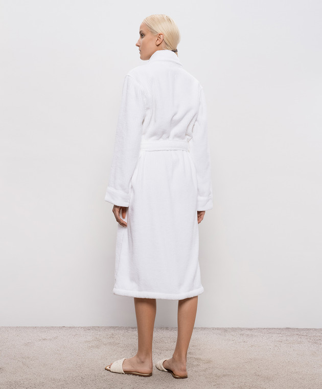 Hamam Белый махровый халат Raya RAYABATHROBE изображение 4