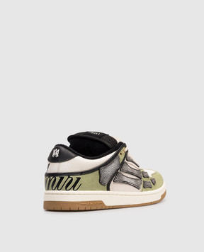 AMIRI Шкіряні кросівки XL SKEL з принтом логотипа AMSNSN1049