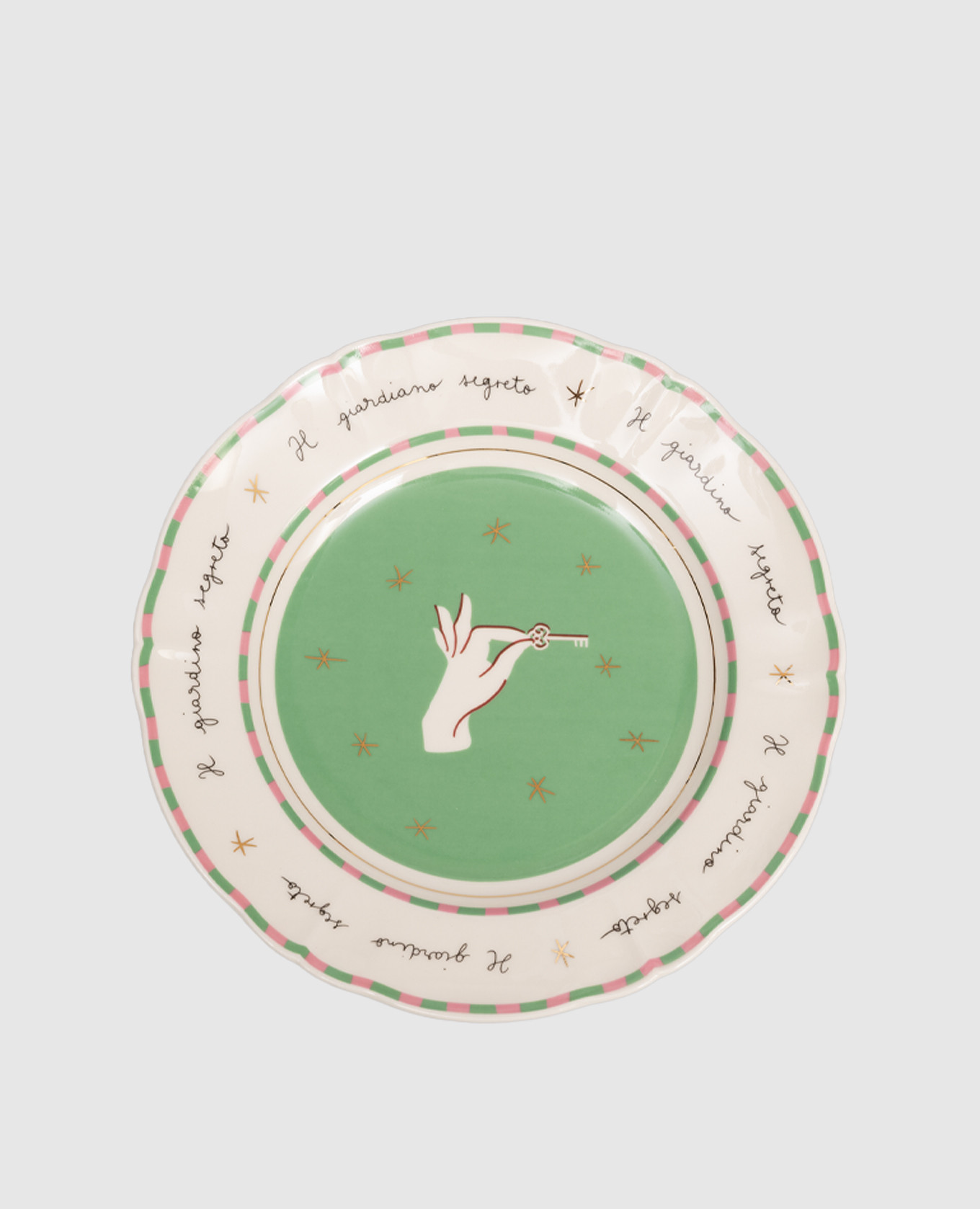 

Белая фарфоровая тарелка для фруктов Hand, Белый, Посуда