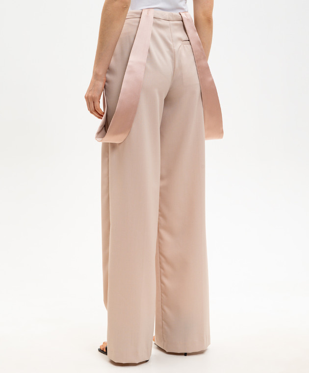 Dondup Бежеві штани з вовною DP872WFH188DXXX зображення 4