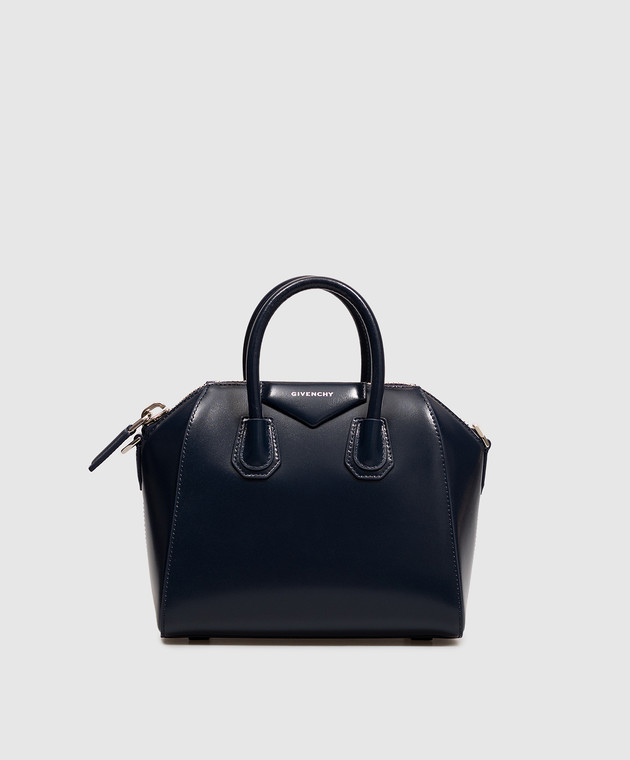 Givenchy Синяя кожаная сумка Antigona BB5148B00D