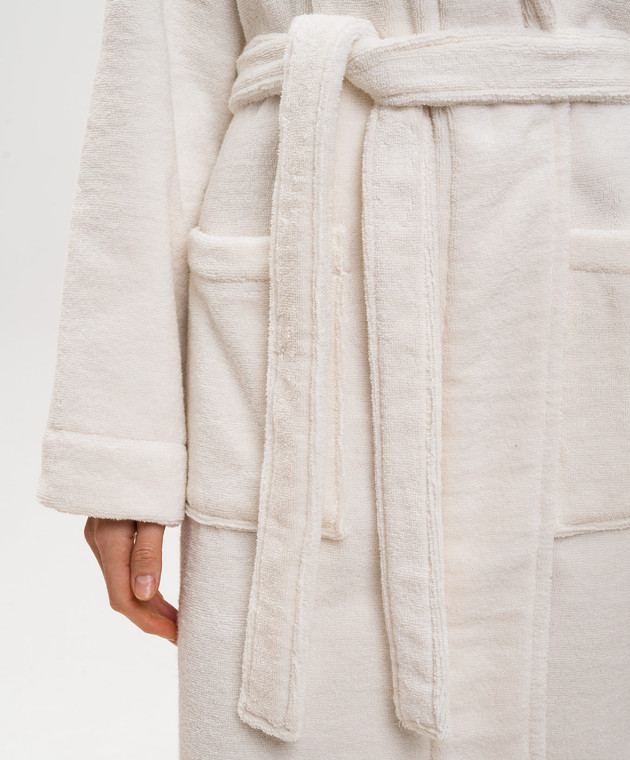 L'Appartement Махровый халат CHICAGO цвета айвори CHICAGOBATHROBE изображение 5