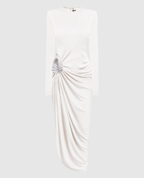 David Koma Сукня з розрізом кольору айворі SS26DK33D