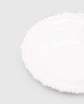 Baci Milano Біла тарілка для супа Pearl PL2COL01