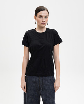 Y`S Yamamoto Черная футболка Smocking JQ YQT13674