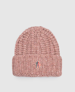 Moncler Grenoble Рожева шапка з вовною L20983B00010M1214