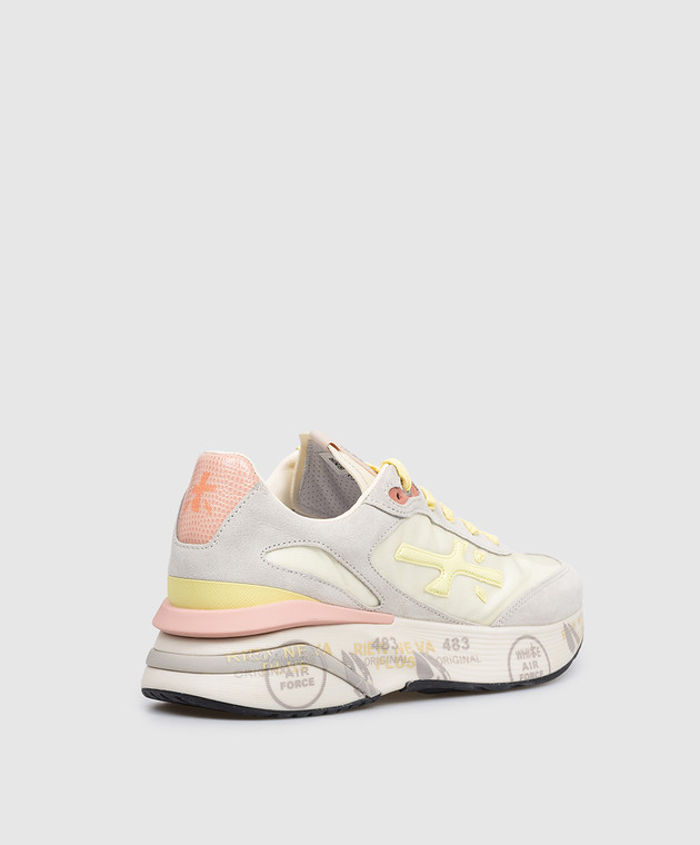 Premiata Желтые комбинированные кроссовки Moerund MOERUND8081 изображение 3