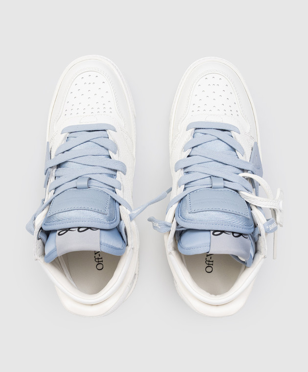 Off-White Кожаные белые кроссовки 3.0 Floating Arrow OWIA28MS26LEA001 изображение 4