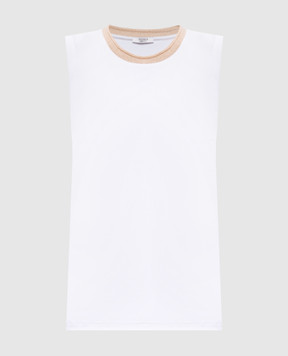Peserico Белый топ S08721J0A5669