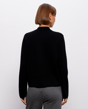 Max Mara Черный кардиган из шерсти MMLSNACK