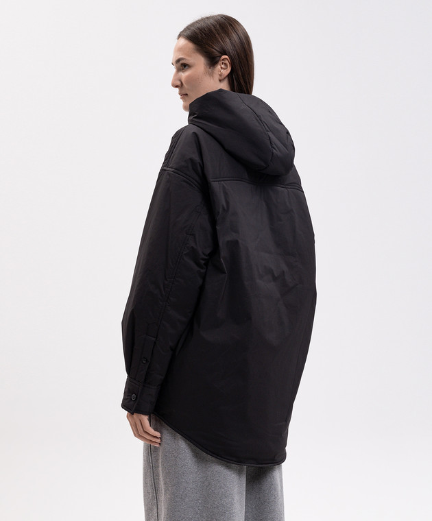 Alexander Wang Черная куртка в стиле рубашки UWC4263334 изображение 4