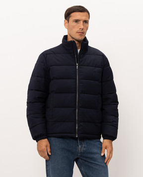 Trussardi Синяя куртка с вышивкой эмблемы 8006M000032NMO812N18
