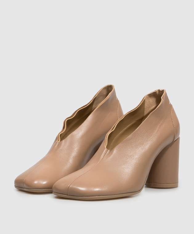 Maison Margiela MM6 Коричневые кожаные туфли S59WL0107P7557 изображение 2