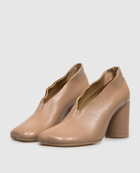 Maison Margiela MM6 Коричневі шкіряні туфлі S59WL0107P7557