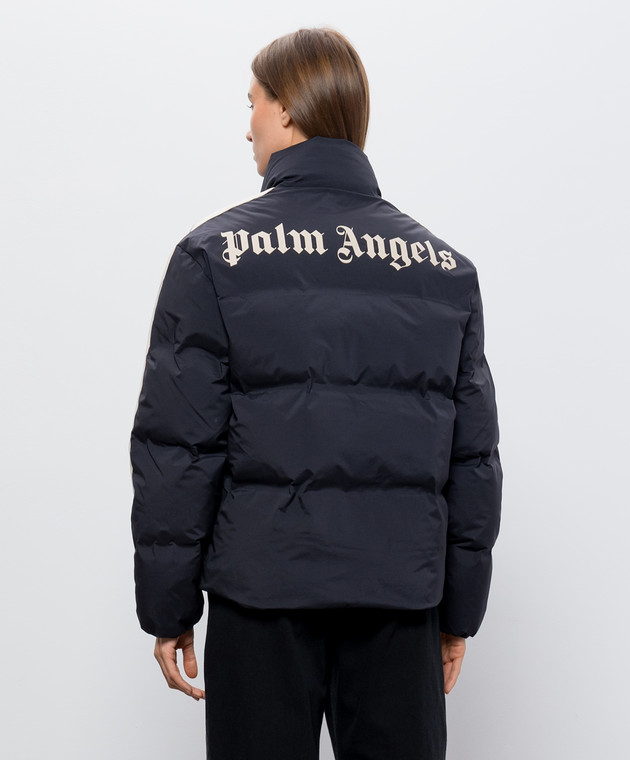 Palm Angels Черная куртка с принтом логотипа PAWEJ001FB001 изображение 4
