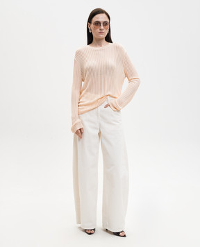 Loulou de Saison Бежевий джемпер Hedora HEDORA