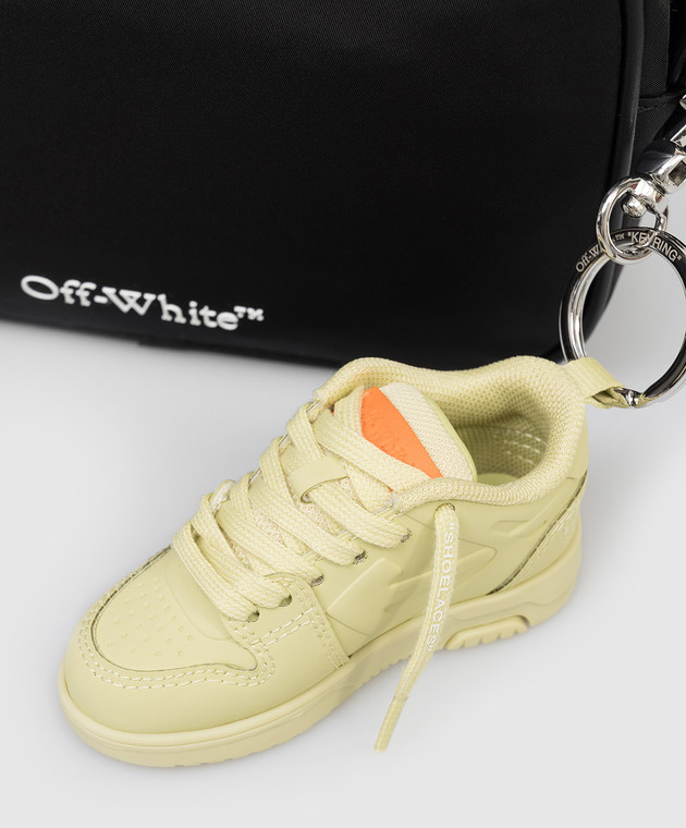 Off-White Зелений брелок у вигляді кросовка Out Of Office OMZG097S26FAB001 зображення 3
