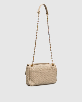 Bottega Veneta Бежева шкіряна сумка Madison 876648V6JG0