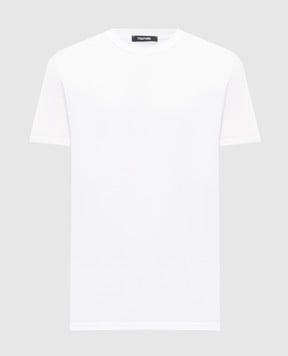 Tom Ford Біла футболка з нашивкою логотипа T4M081410