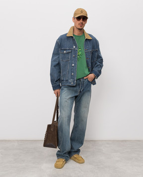 JW Anderson Сині джинси з ефектом потертості DT0117PG1852