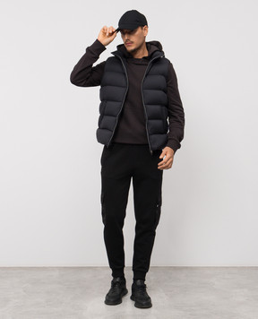 Moncler Коричневе худі з логотипом K20918G0005389AZY
