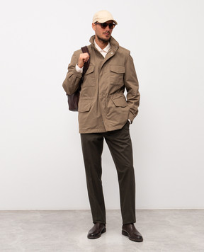 Loro Piana Коричнева куртка Traveller FAP2835