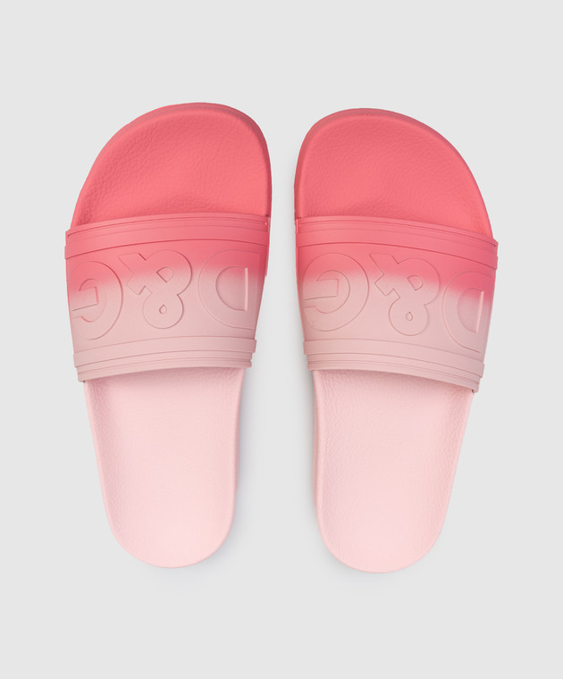 Dolce&Gabbana Дтячі рожеві слайдери DD0320A56312836 зображення 4
