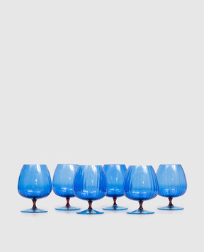 Vema Набір синіх келихів для коньяку Joy 6 шт JOYCOGNAC