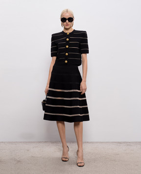 Balmain Черный кардиган GF0KL285KJ75