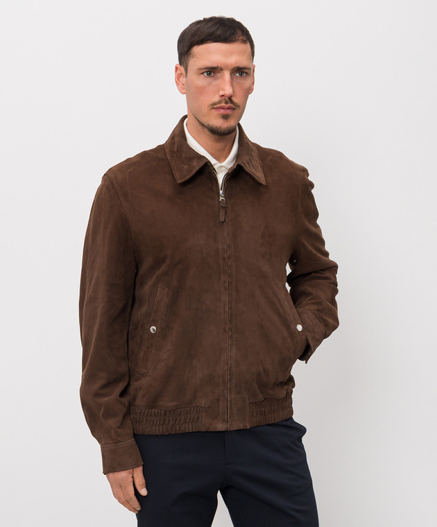 Mackage Коричнева замшева куртка GIOVANNI-SU GIOVANNISU зображення 3