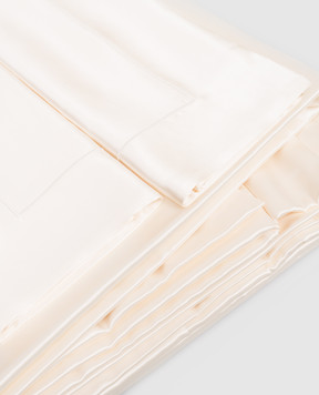 Fazzini Бежевий комплект постільної білизни із шовку La Galleria LAGCOCO240X220QA