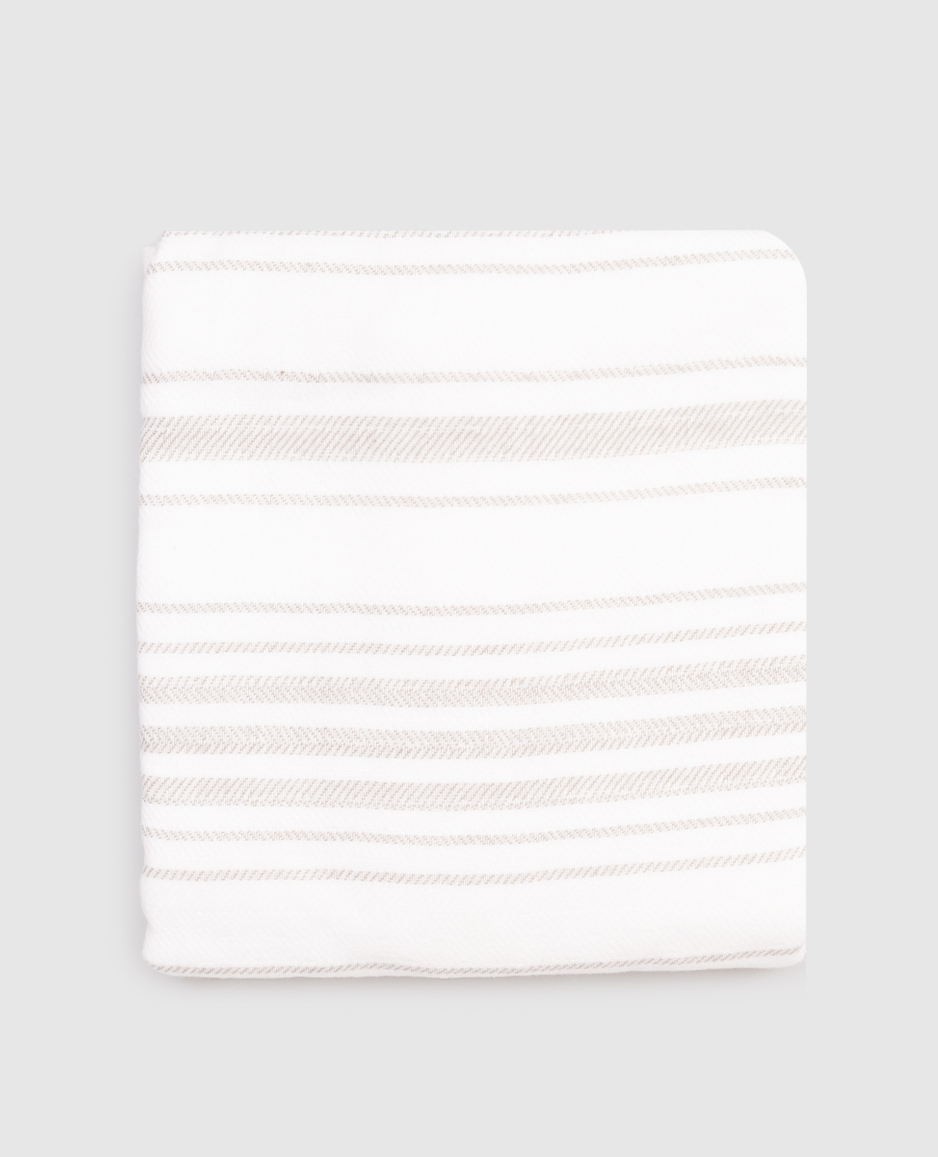 Полотенце белого цвета Stripe в полоску