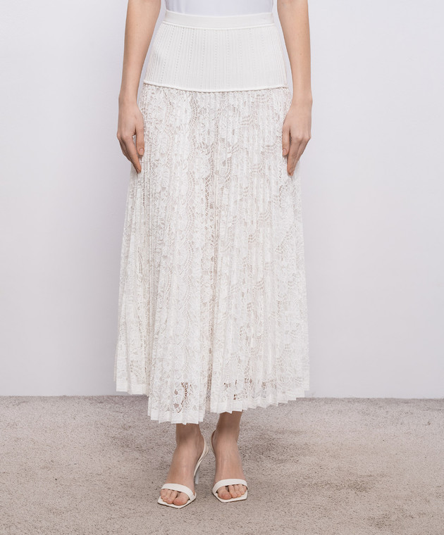 Simkhai Белая юбка Verona 2263070PK изображение 3