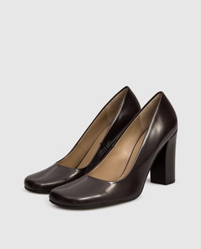 The Row Коричневі шкіряні туфлі Penelope F1671L604