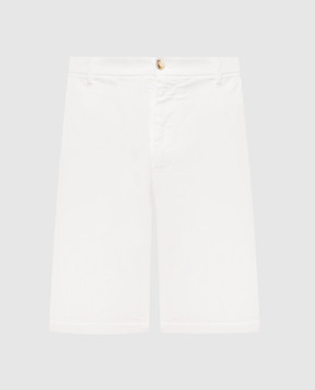 Canali Білі шорти з бавовною PT01636D95609