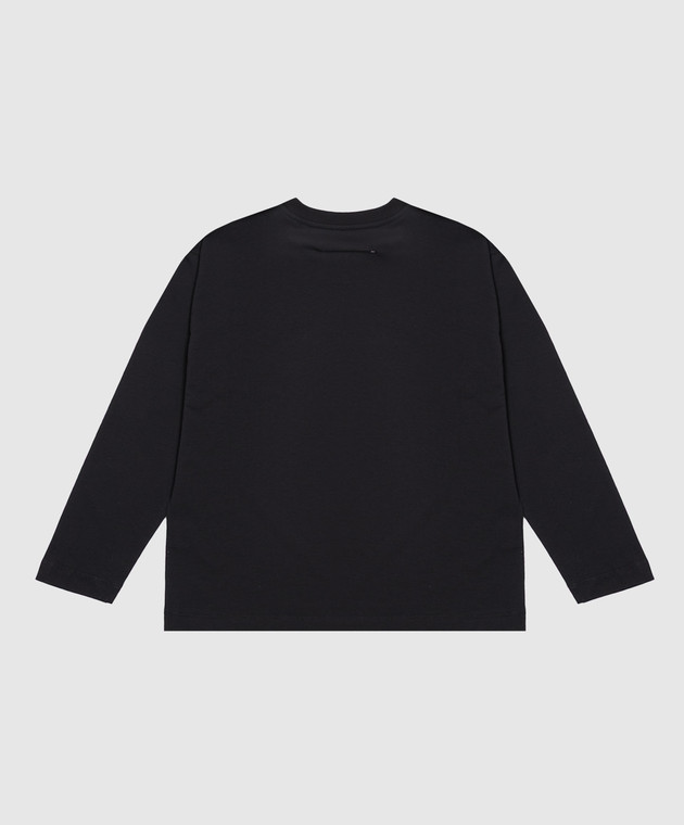 Maison Margiela MM6 Дитячий чорний лонгслів M61164MM04I зображення 2