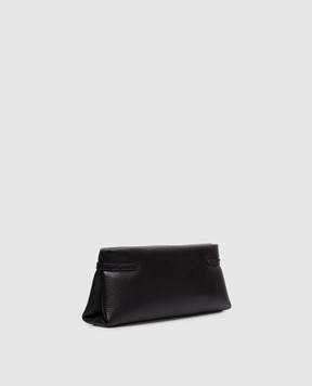 Brunello Cucinelli Черный кожаный клатч MBDKB2785P