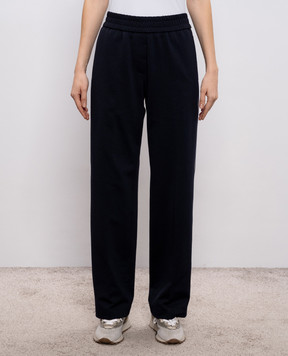 Peserico Сині штани з ланцюжком моніль A04968J006906