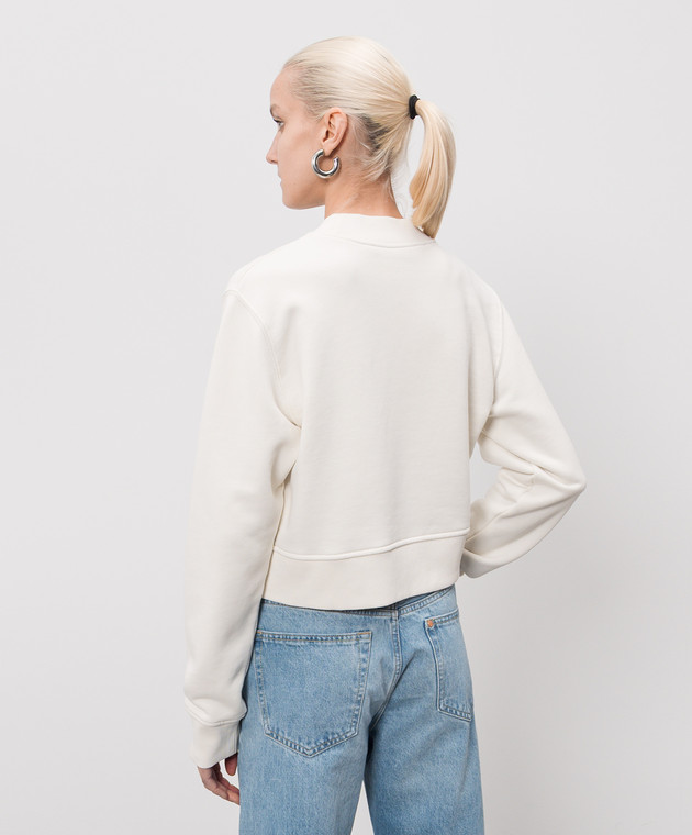 Palm Angels Світшот Bear кольору айворі PWBA016S26FLE006 зображення 4